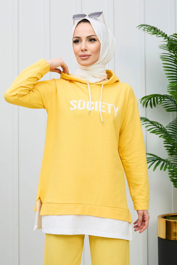 TUNIK PANTOLON Sarı - 3553 Sarı