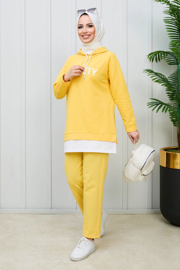 TUNIK PANTOLON Sarı - 3553 Sarı