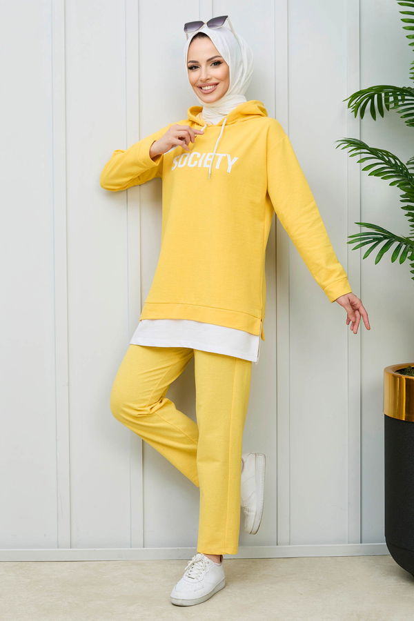 TUNIK PANTOLON Sarı - 3553 Sarı
