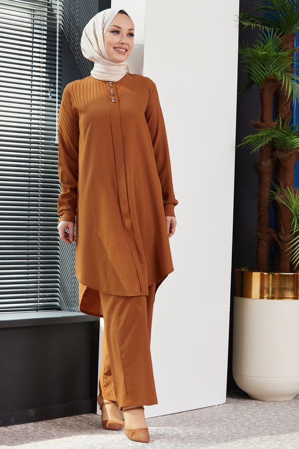 Tunık Pantolon Taba - 3666