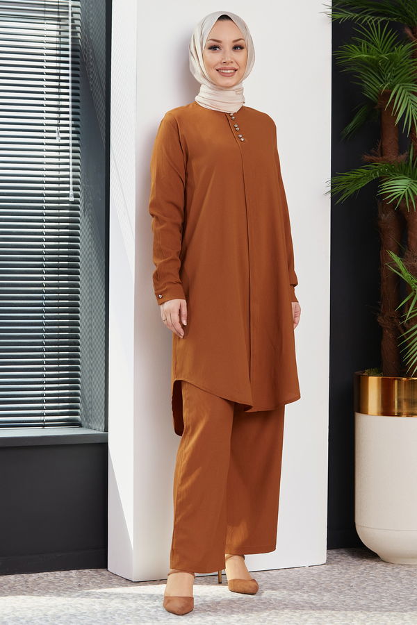 Tunık Pantolon Taba - 3666