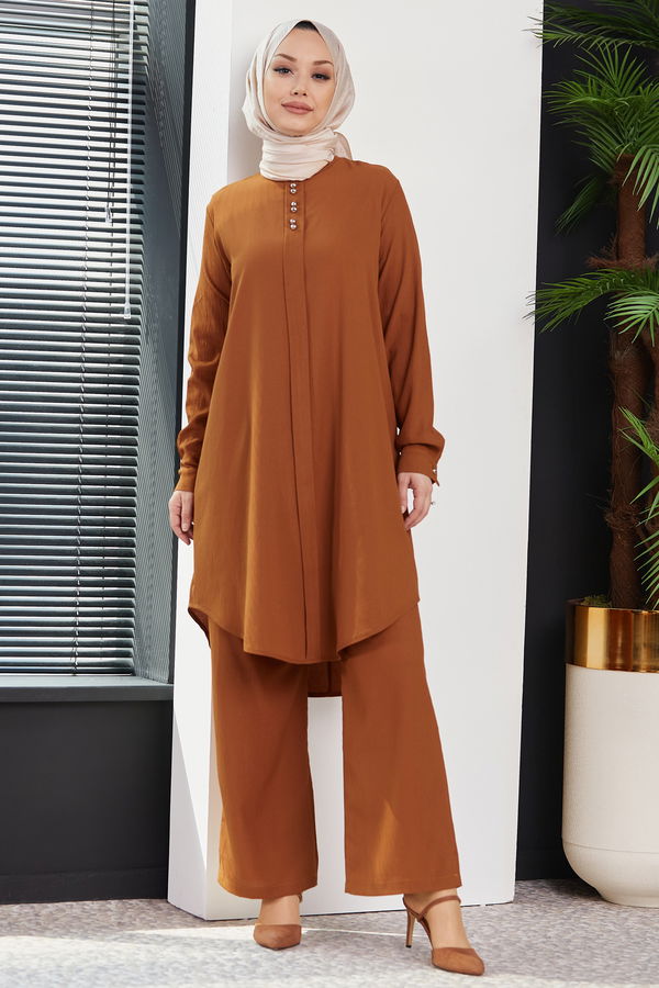 Tunık Pantolon Taba - 3666