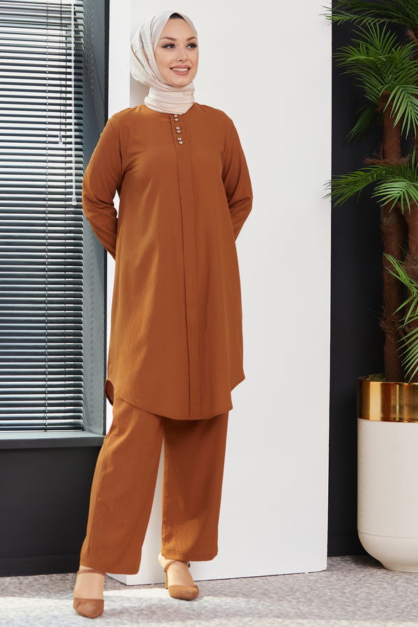 Tunık Pantolon Taba - 3666