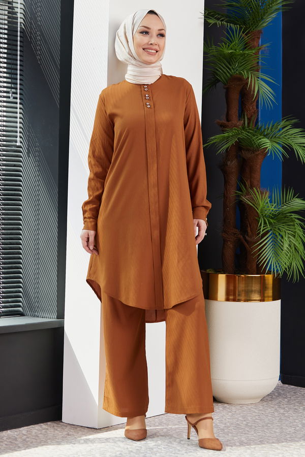 Tunık Pantolon Taba - 3666