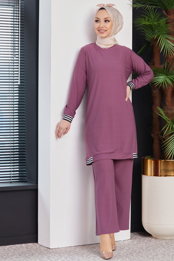 TUNIK PANTOLON Lila - 3759 LİLA