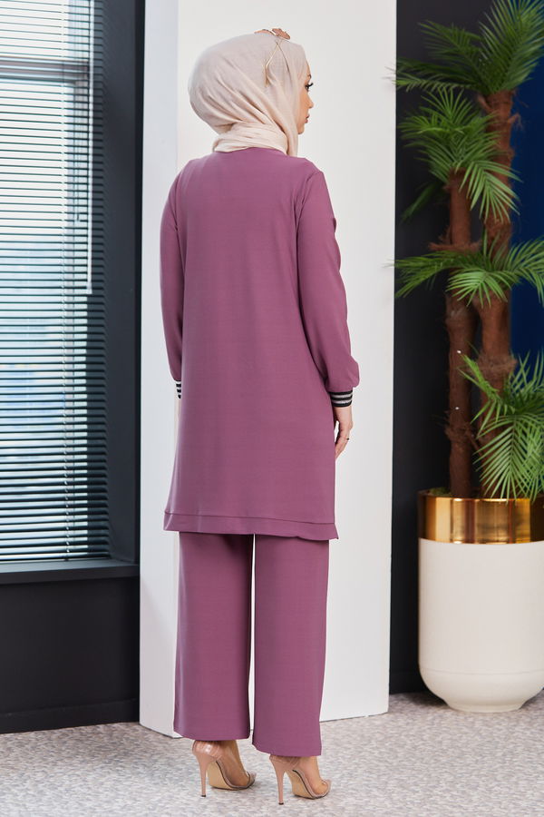 TUNIK PANTOLON Lila - 3759 LİLA