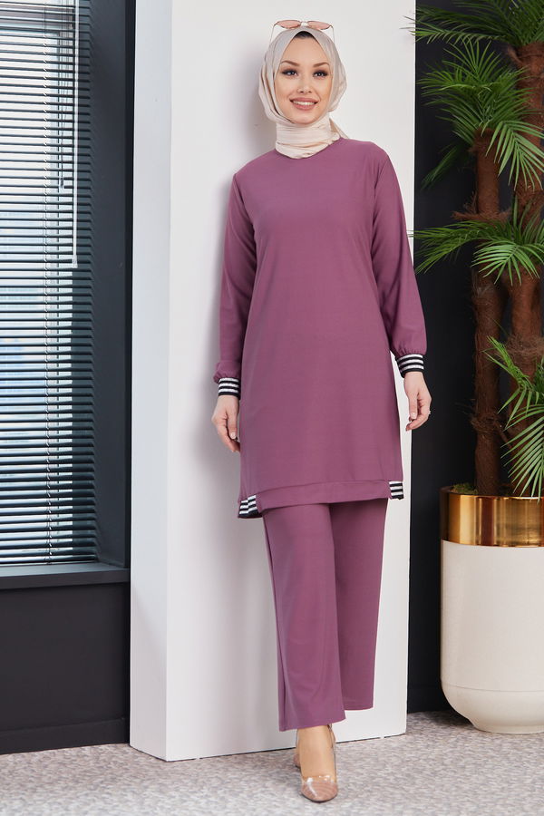 TUNIK PANTOLON Lila - 3759 LİLA