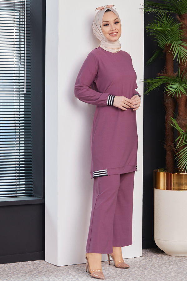 TUNIK PANTOLON Lila - 3759 LİLA