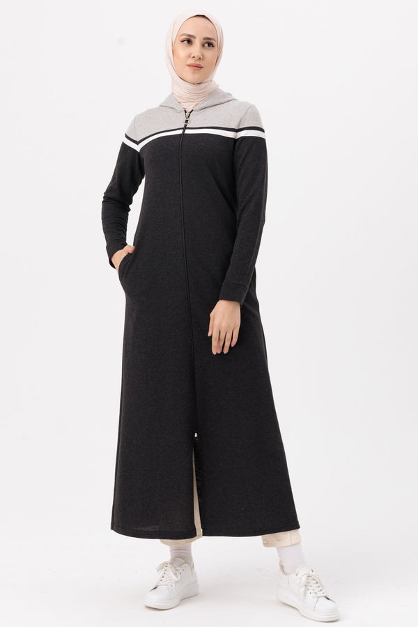 FERMUARLI TUNIK Antrasit - 4132