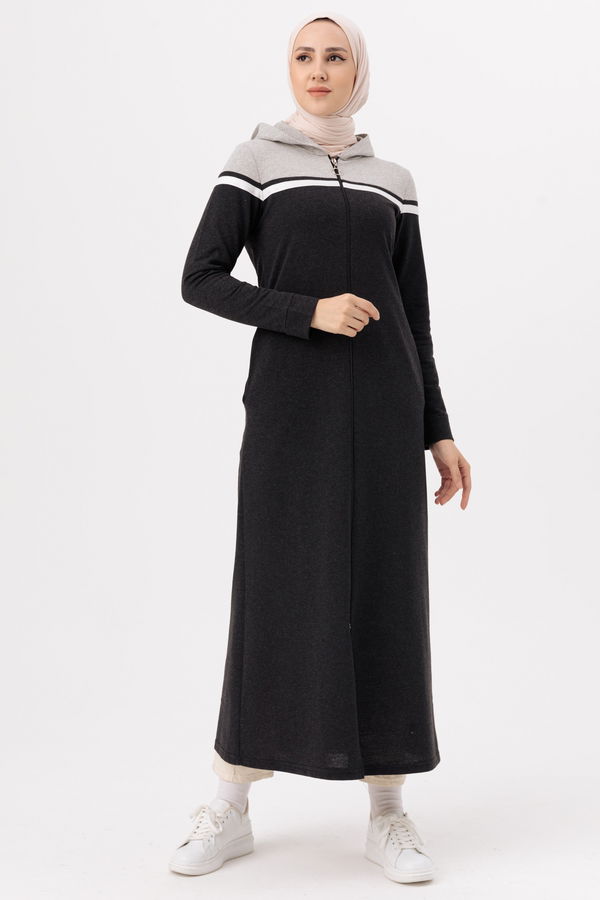 FERMUARLI TUNIK Antrasit - 4132