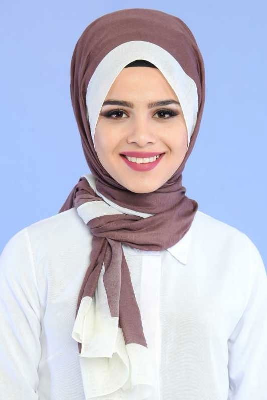 Şal Siyah Kahverengi - 6626 KAHVERENGİ