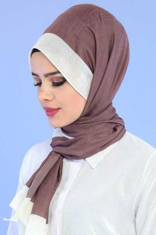 Şal Siyah Kahverengi - 6626 KAHVERENGİ