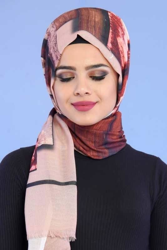 Şal Siyah Vizon - 6833