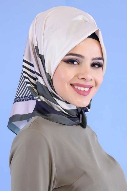 Şal Siyah Haki - 6855