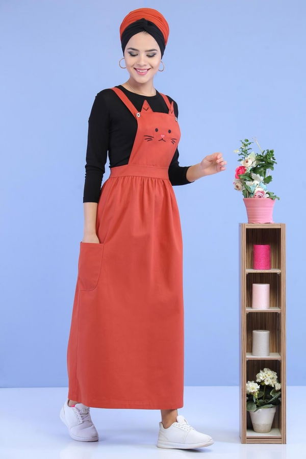 02 7027 SALOPET ELBiSE - KIREMIT Kiremit - 7027 KİREMİT