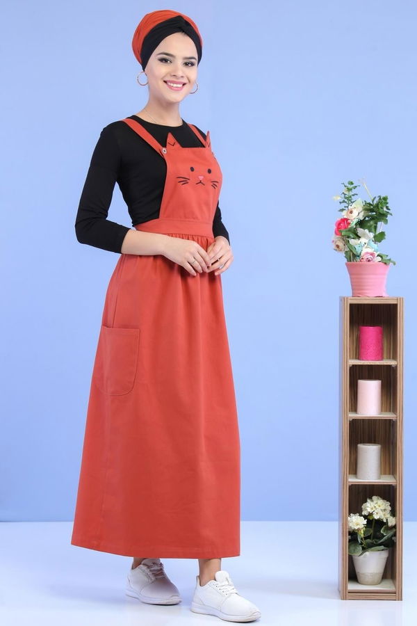 02 7027 SALOPET ELBiSE - KIREMIT Kiremit - 7027 KİREMİT