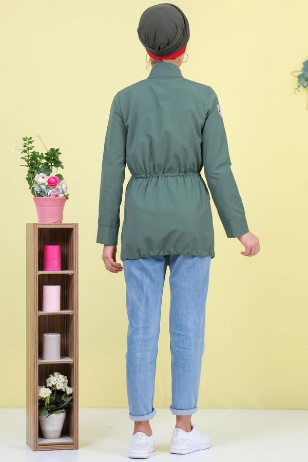 Poplin Ceket Haki - 02 7038 Haki - 7038