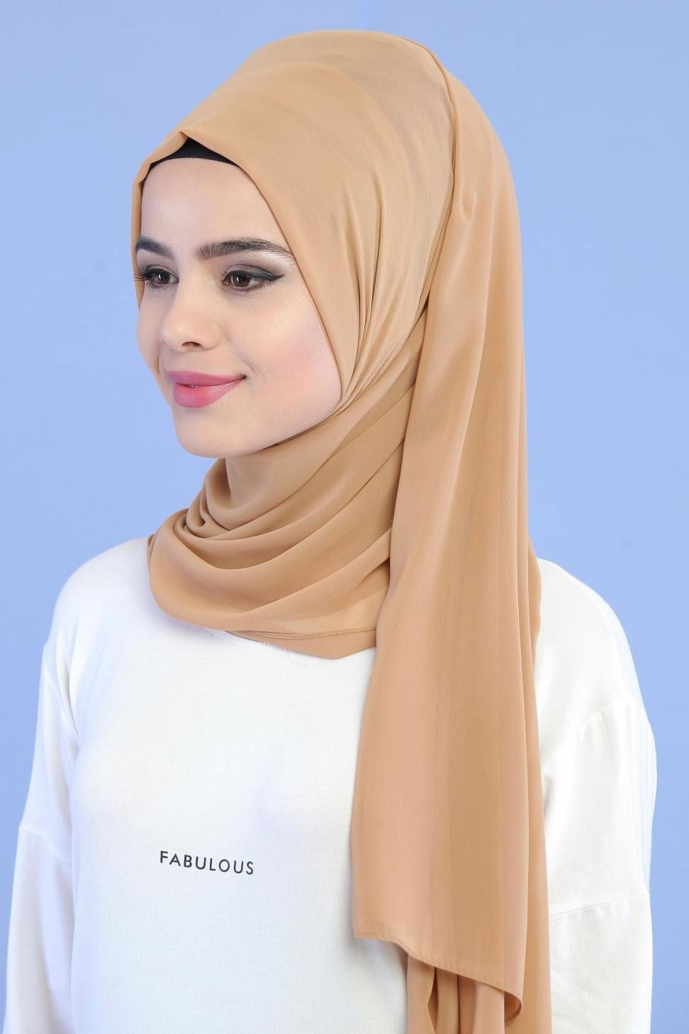 Şifon Şal Vizon - 02 7103 Vizon - 7103 VİZON