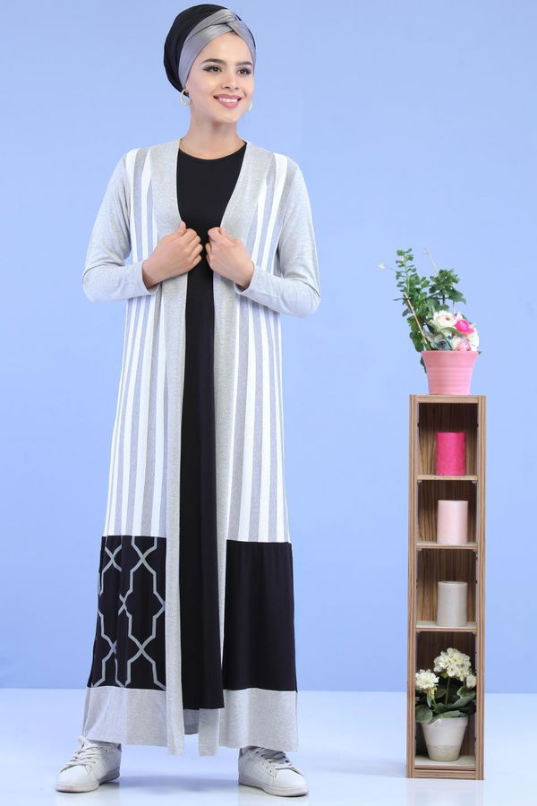 Hırka Jile Gri - 02 5121 Gri - 5121 GRİ