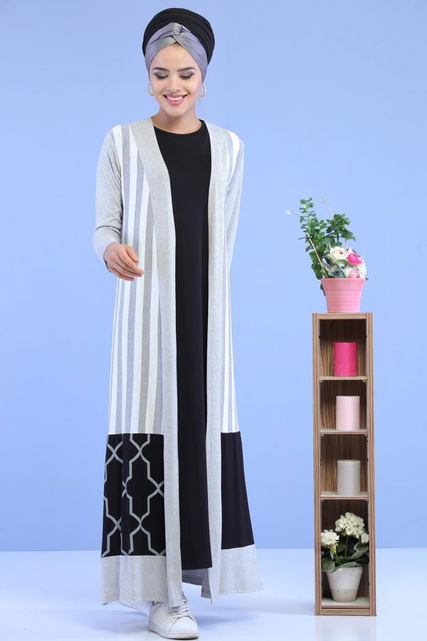 Hırka Jile Gri - 02 5121 Gri - 5121 GRİ
