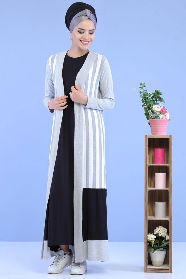 Hırka Jile Gri - 02 5121 Gri - 5121 GRİ