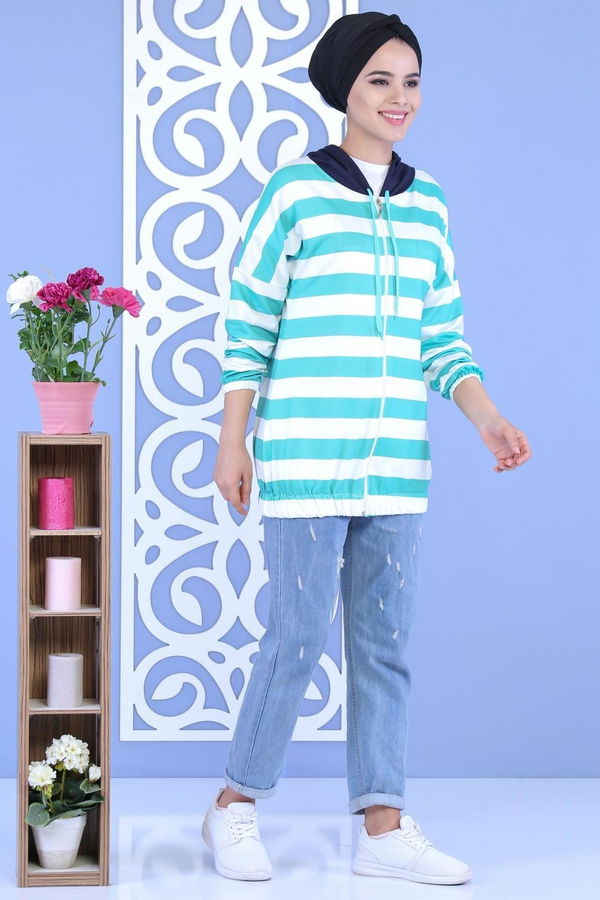 Hırka Tunik Yeşil - 02 5123 Yeşil - 5123