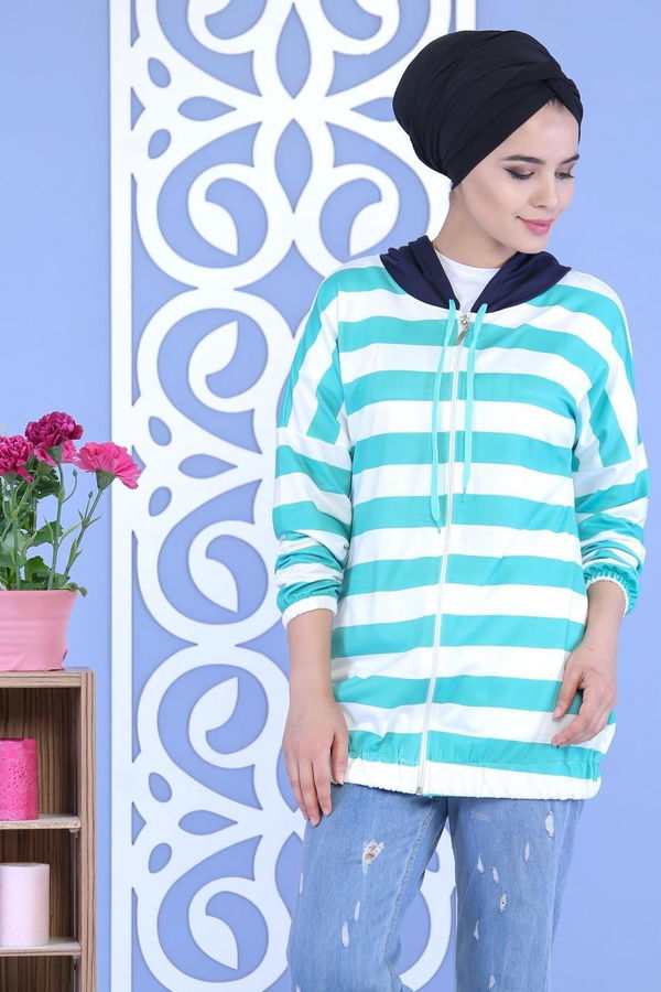 Hırka Tunik Yeşil - 02 5123 Yeşil - 5123