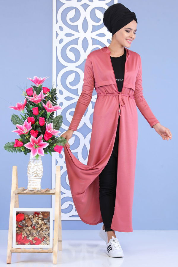 Kapşonlu Kap Gülkurusu - 02 7161 Pembe - 7161