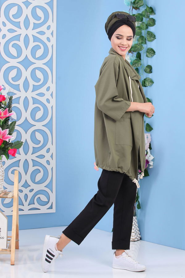 Baskılı Kap Haki - 02 7188 Haki - 7188