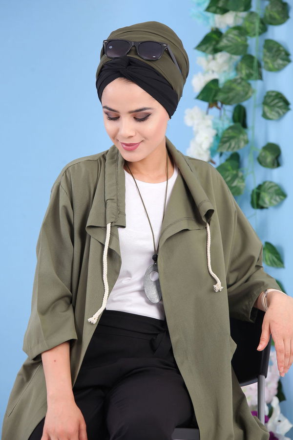 Baskılı Kap Haki - 02 7188 Haki - 7188