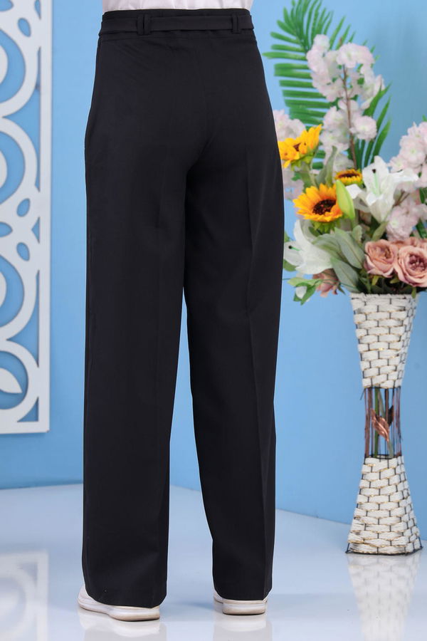 Bol Paça Pantolon - Siyah 02 6396 Siyah - 6396