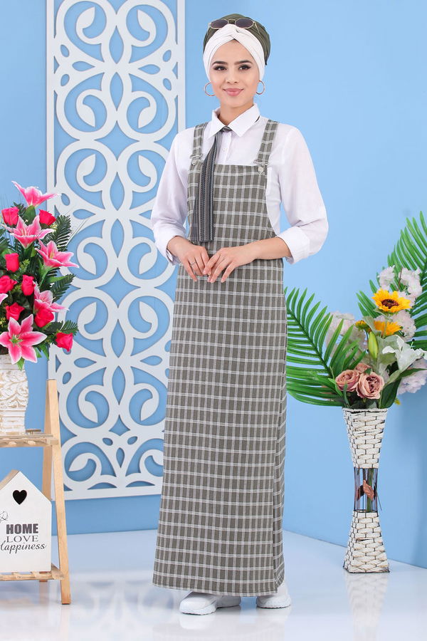 Ekose Salopet Siyah Haki - 7257