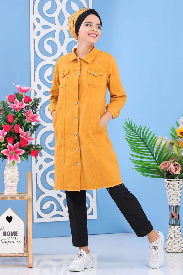 Kot Ceket Hardal - 02 6693 Sarı - 6693