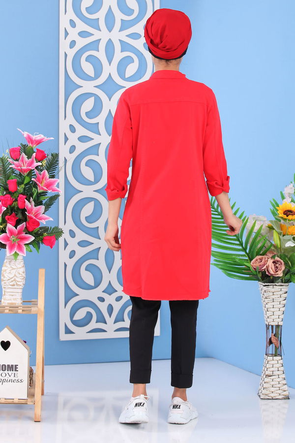 Kot Ceket Kırmızı - 02 6693 Kırmızı - 6693 Kırmızı