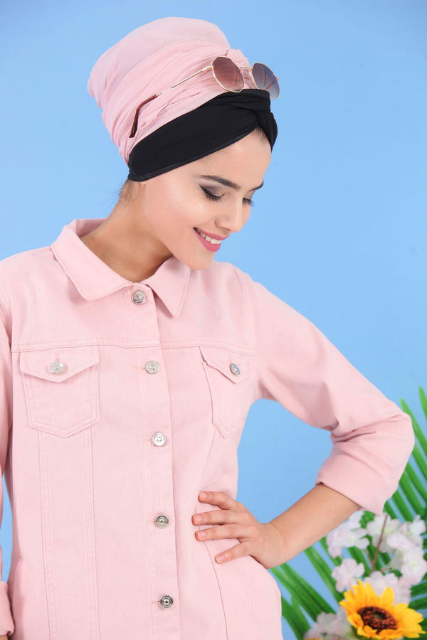 Kot Ceket Pudra - 02 6693 Pembe - 6693