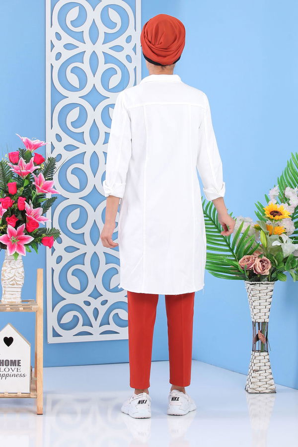 Kot Ceket Beyaz - 02 6693 Beyaz - 6693