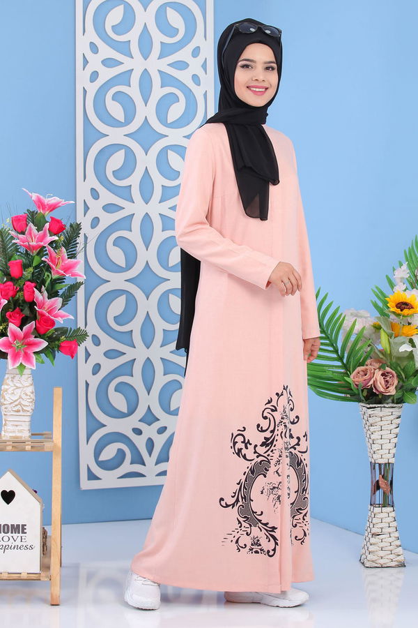 İşlemeli Kap Somon - 02 0857 Lila - 857
