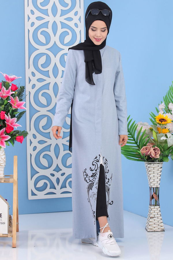 İşlemeli Kap Mavi - 02 0857 Mavi - 857
