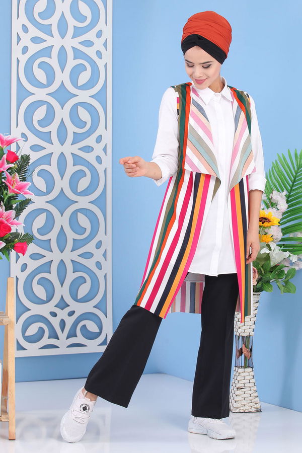 Yelek Renkli - 03 5145 çok Renkli - 5145