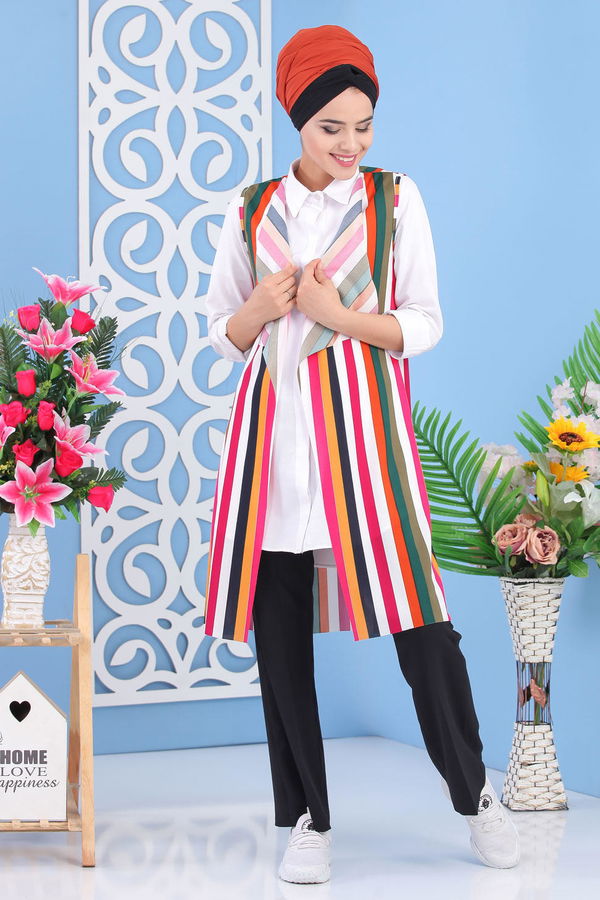 Yelek Renkli - 03 5145 çok Renkli - 5145