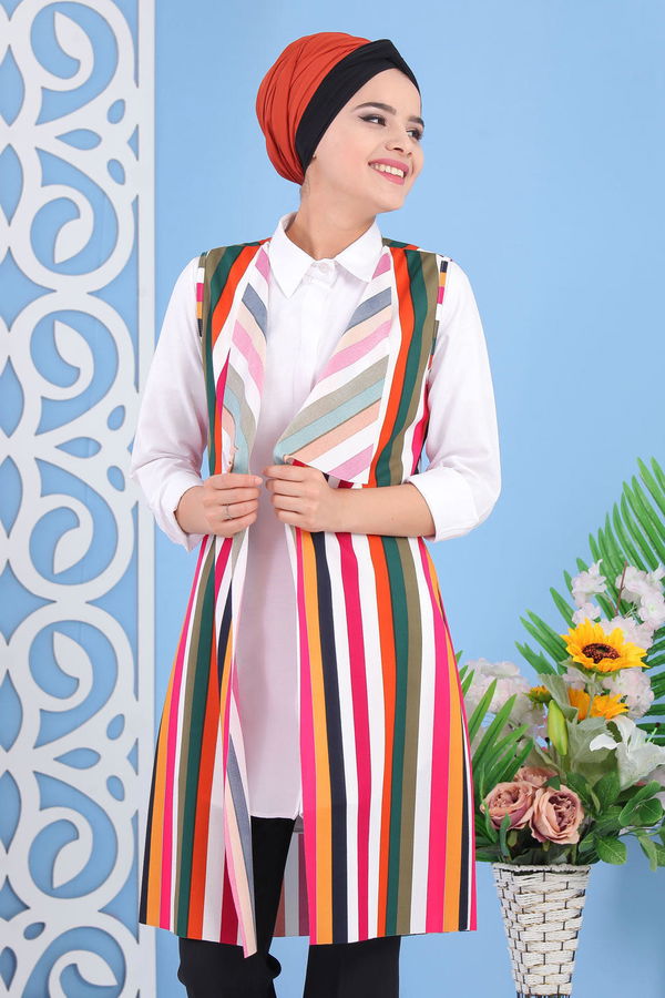 Yelek Renkli - 03 5145 çok Renkli - 5145
