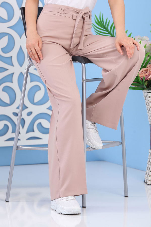 Bol Paça Pantolon - Vizon 02 6396 Vizon - 6396 VİZON