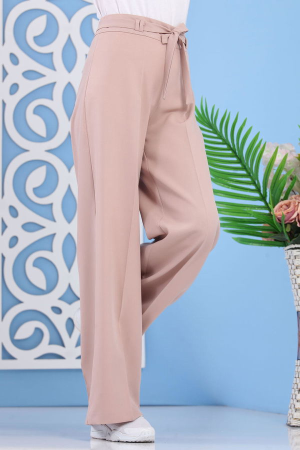 Bol Paça Pantolon - Vizon 02 6396 Vizon - 6396 VİZON