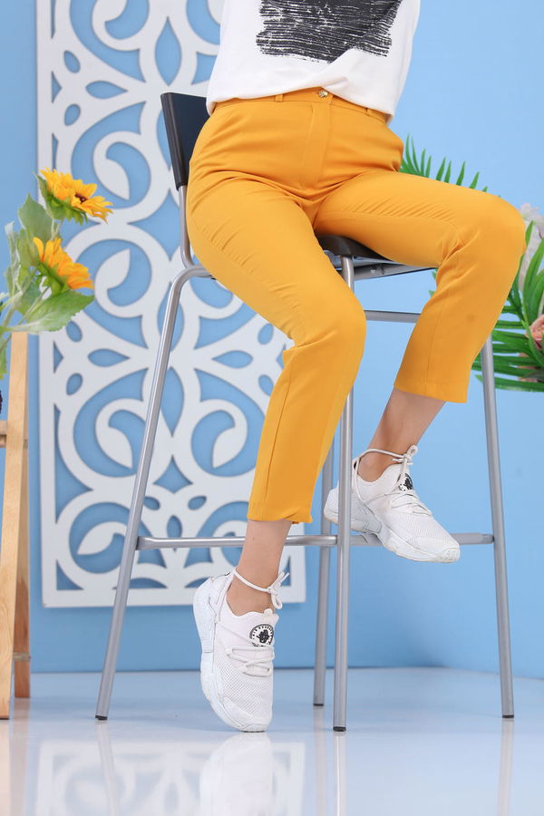 Pantolon Hardal - 02 6926 Sarı - 6926