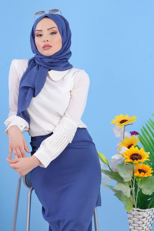 Etek Saks - 02 7408 Mavi - 7408