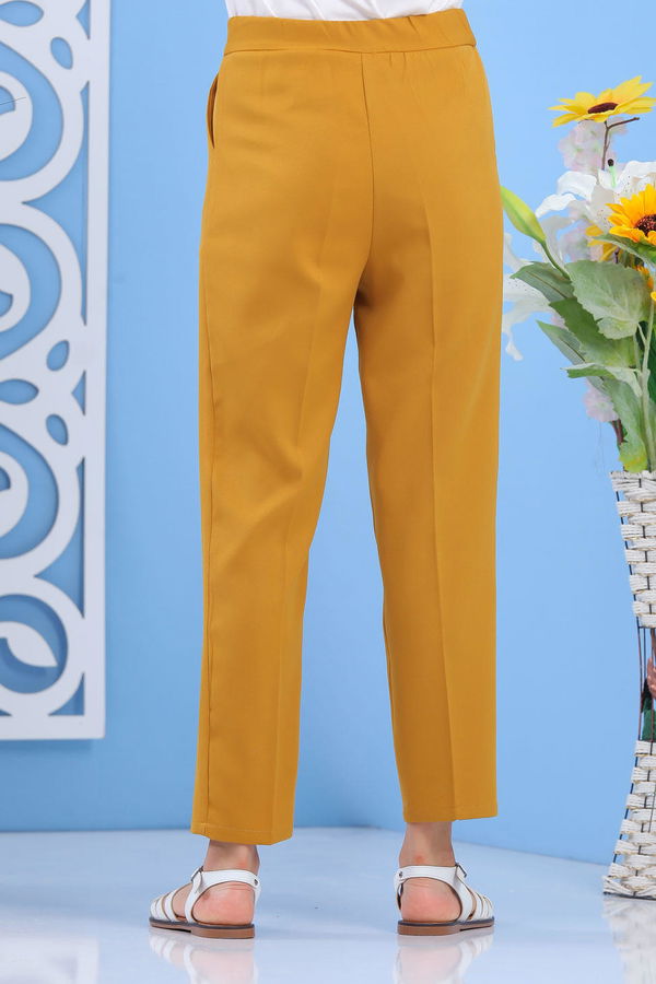 Beli Lastikli Pantolon Taba - 02 7407 Taba - 7407