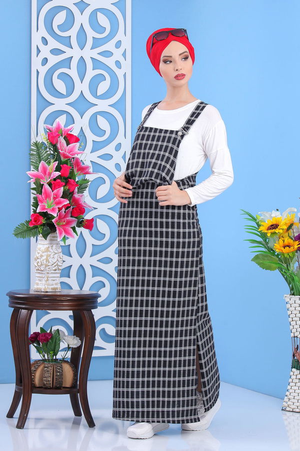 Ekose Salopet Siyah Siyah - 7257