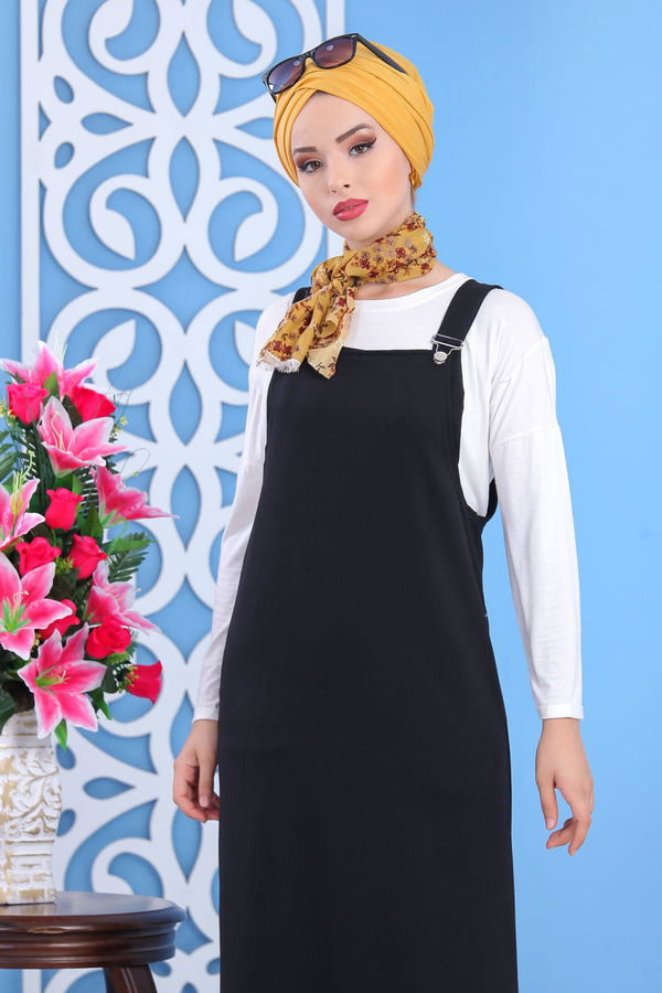 Salopet Siyah Siyah - 7457