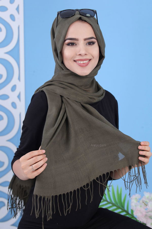 Şal - Haki 02 7347 Haki - 7347 HAKİ