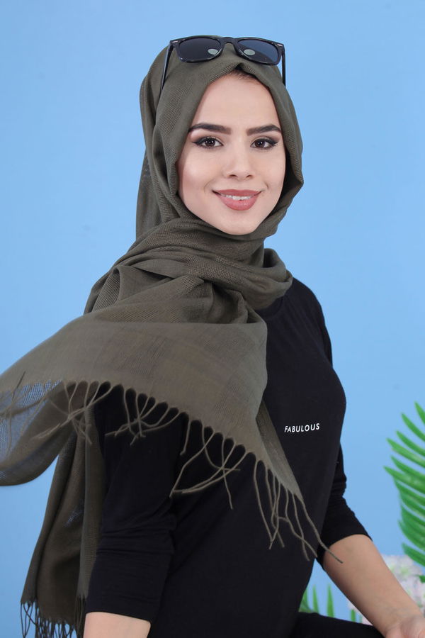 Şal - Haki 02 7347 Haki - 7347 HAKİ